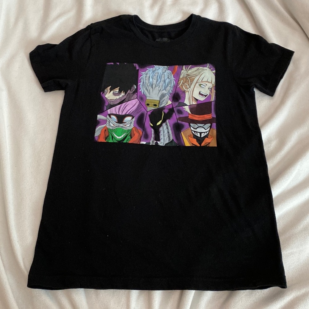 Hot topic my hero academia villain shirt